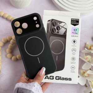قاب AG GLASS ^ مشکی ^ (کدC2152)